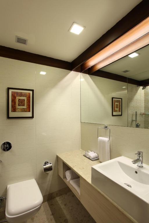 Koupelna v ubytování Mahagun Sarovar Portico Suites