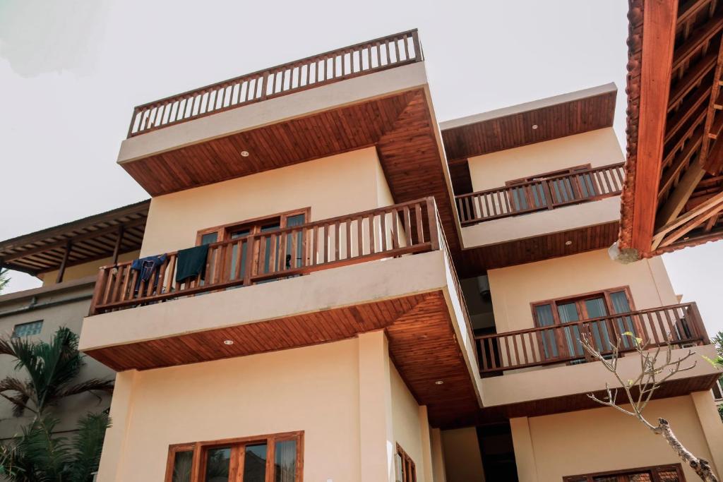 Balkón nebo terasa v ubytování Medewi Beach Inn