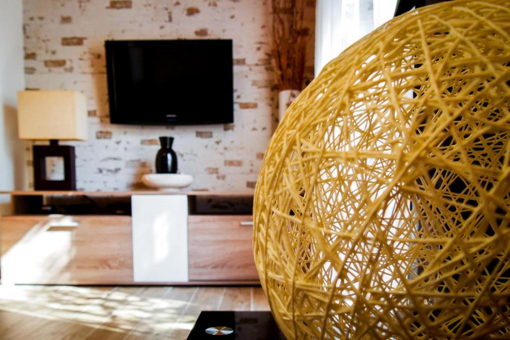 TV a/nebo společenská místnost v ubytování Lovely apartment Silvana