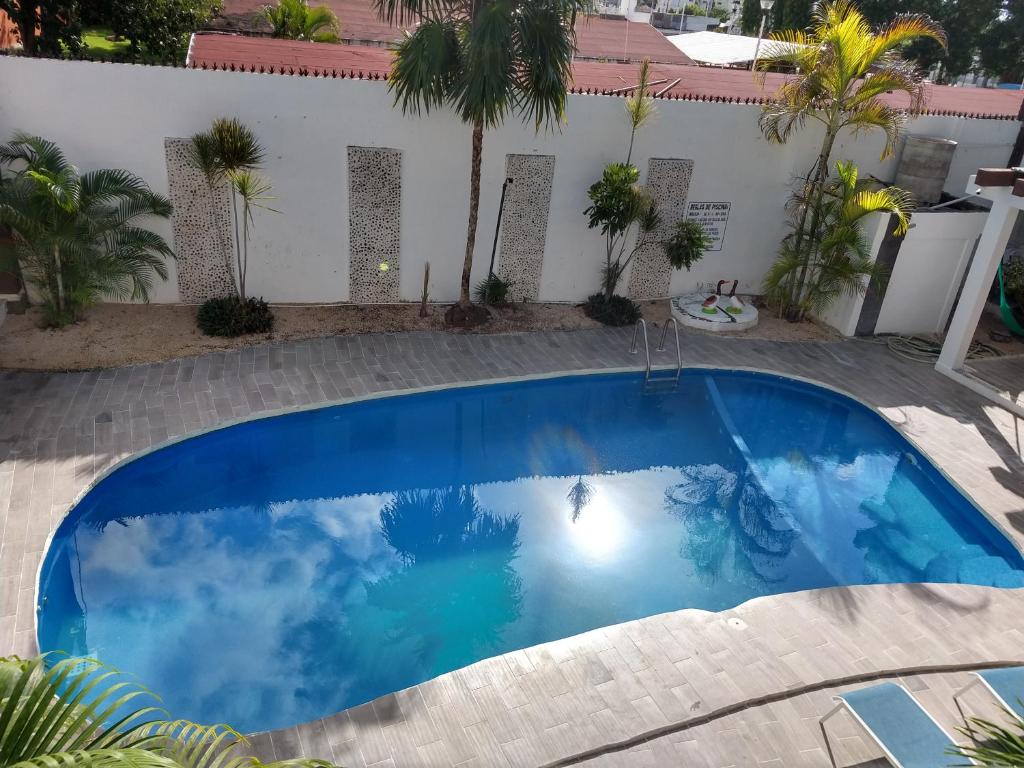 Bazén v ubytování Hotel España nebo v jeho okolí