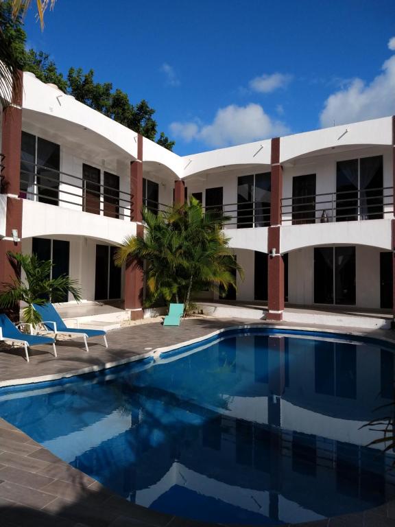 Bazén v ubytování Hotel España nebo v jeho okolí
