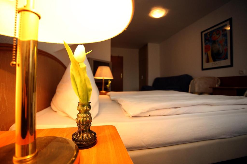 Posteľ alebo postele v izbe v ubytovaní Hotel Górecki