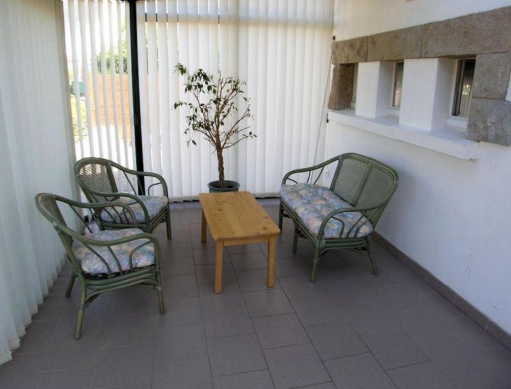 Posezení v ubytování Gîte de Pont C'Hoat