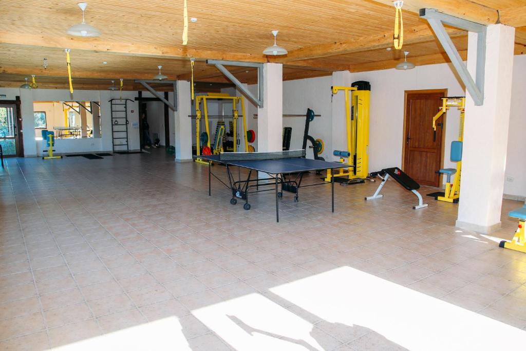 Fitness centrum a/nebo fitness zařízení v ubytování IZKI Eco Resort