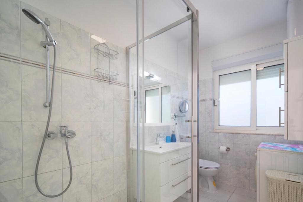 Koupelna v ubytování Apartments "Villa Antea"