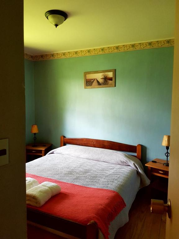 Cama o camas de una habitación en Mavidahue