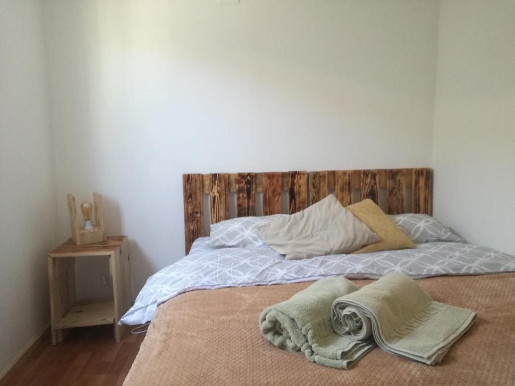 Postelja oz. postelje v sobi nastanitve Hostal Mi Paz