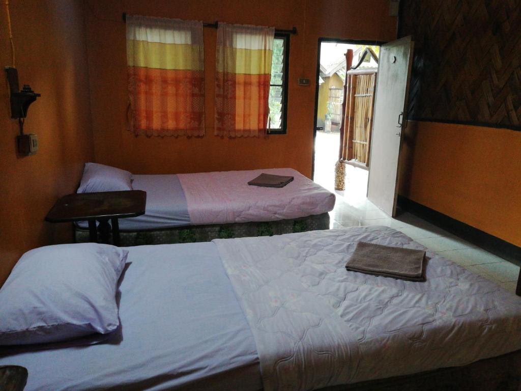 Postel nebo postele na pokoji v ubytování Chian house