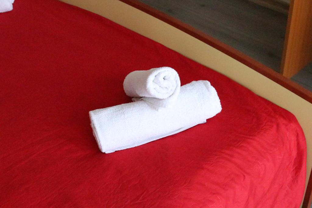 Postel nebo postele na pokoji v ubytování Vila Meteor