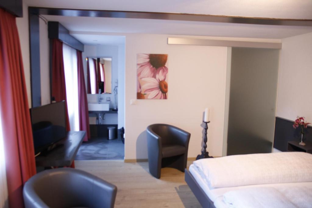 Postel nebo postele na pokoji v ubytování Hotel Primavera