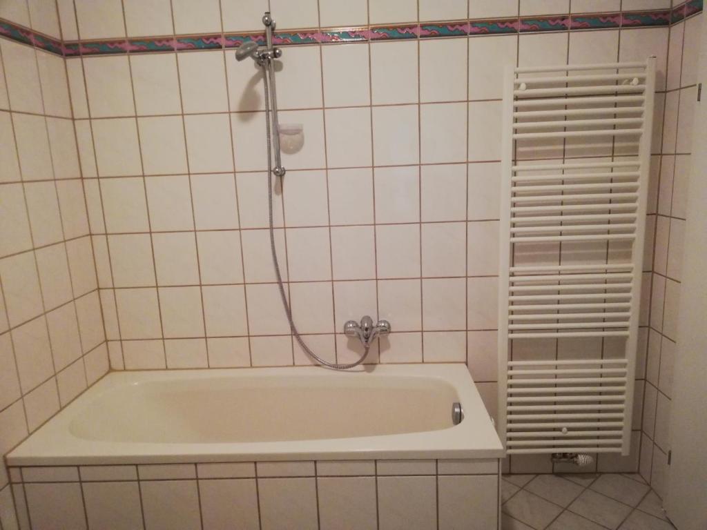Kúpeľňa v ubytovaní Apartment zur Schmiede - by myNests