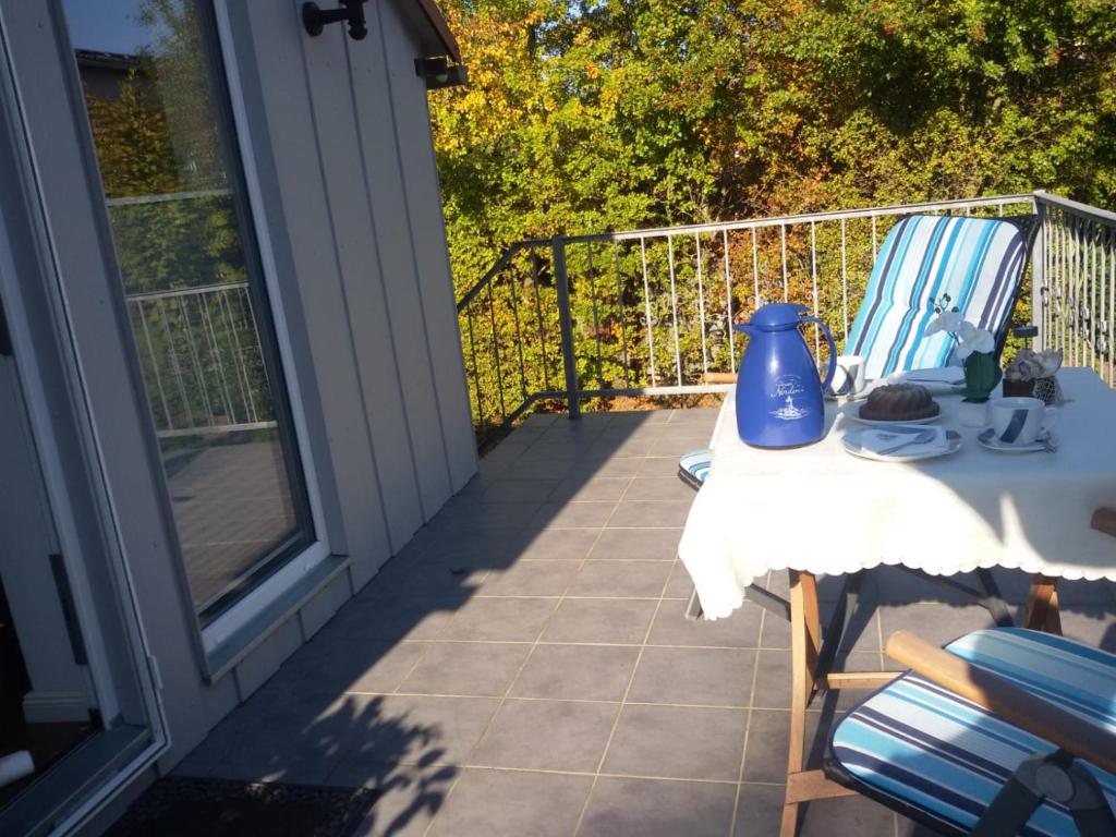 Balkón nebo terasa v ubytování Haus Königsstieg