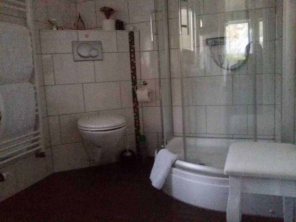 Koupelna v ubytování Haus Königsstieg
