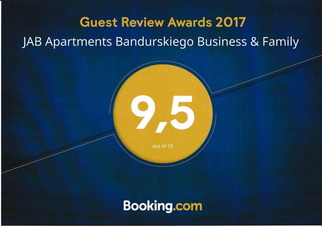 Certifikát, hodnocení, plakát nebo jiný dokument vystavený v ubytování JAB Apartments Bandurskiego Business & Family