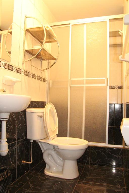 Koupelna v ubytování Hostal Florencia