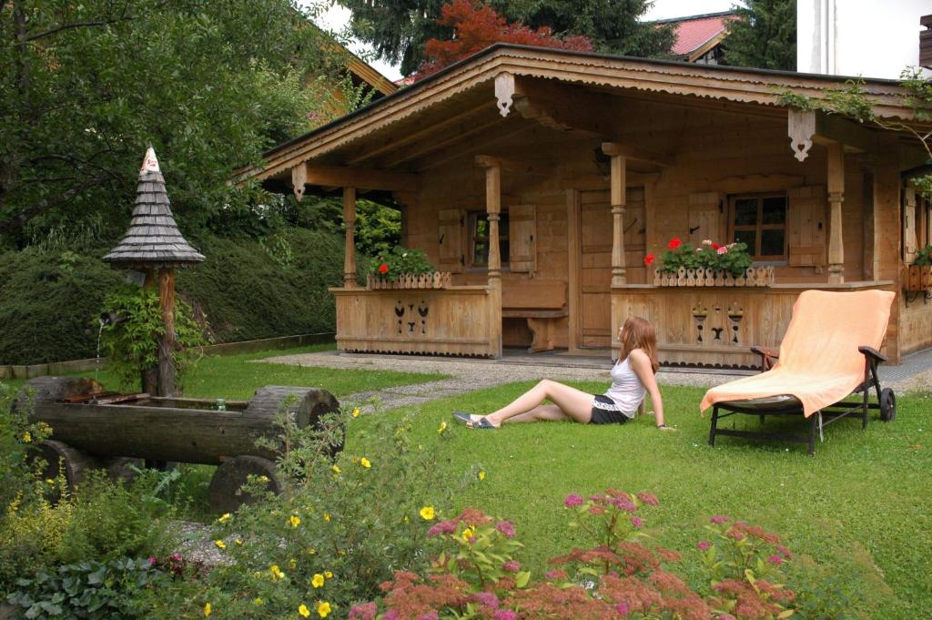 Zahrada ubytování Pension Wolfsegg