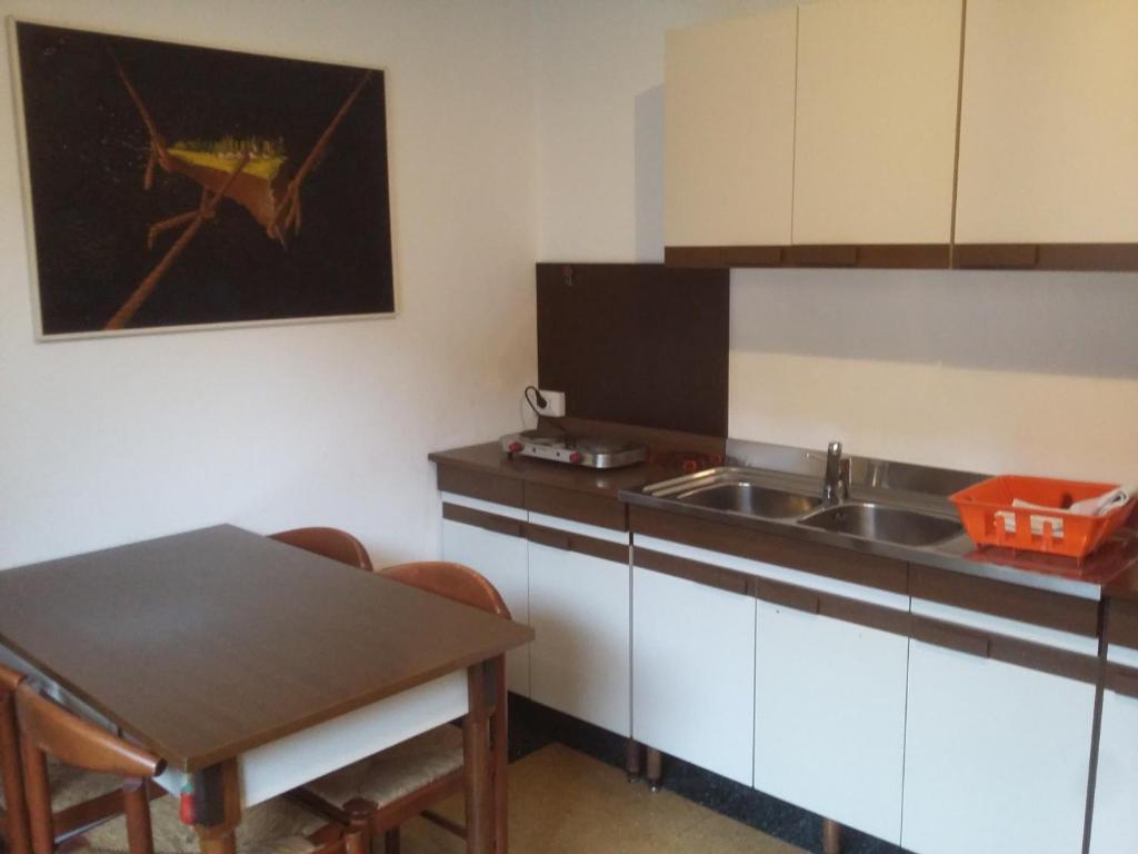 Kuchyň nebo kuchyňský kout v ubytování Casa Avezza
