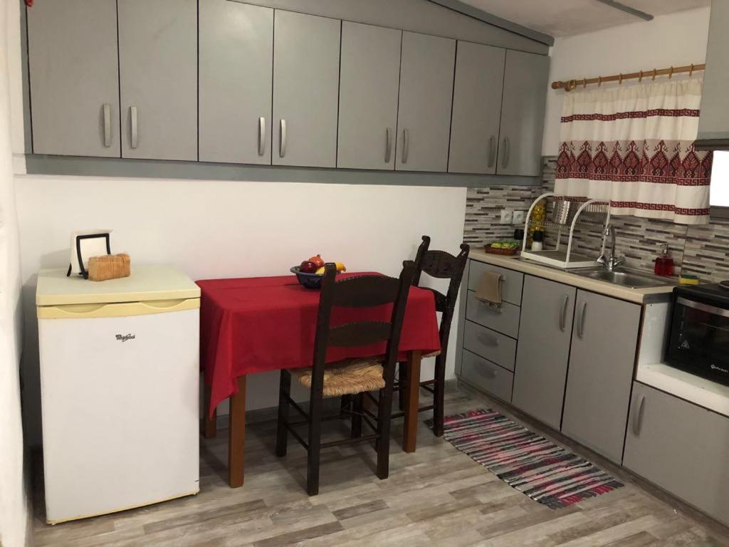 Kuchyň nebo kuchyňský kout v ubytování Little cottage