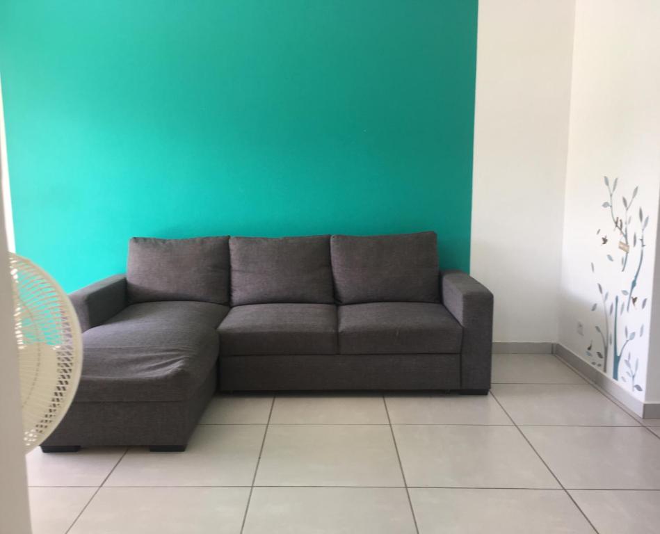 Posezení v ubytování Anse Cassin