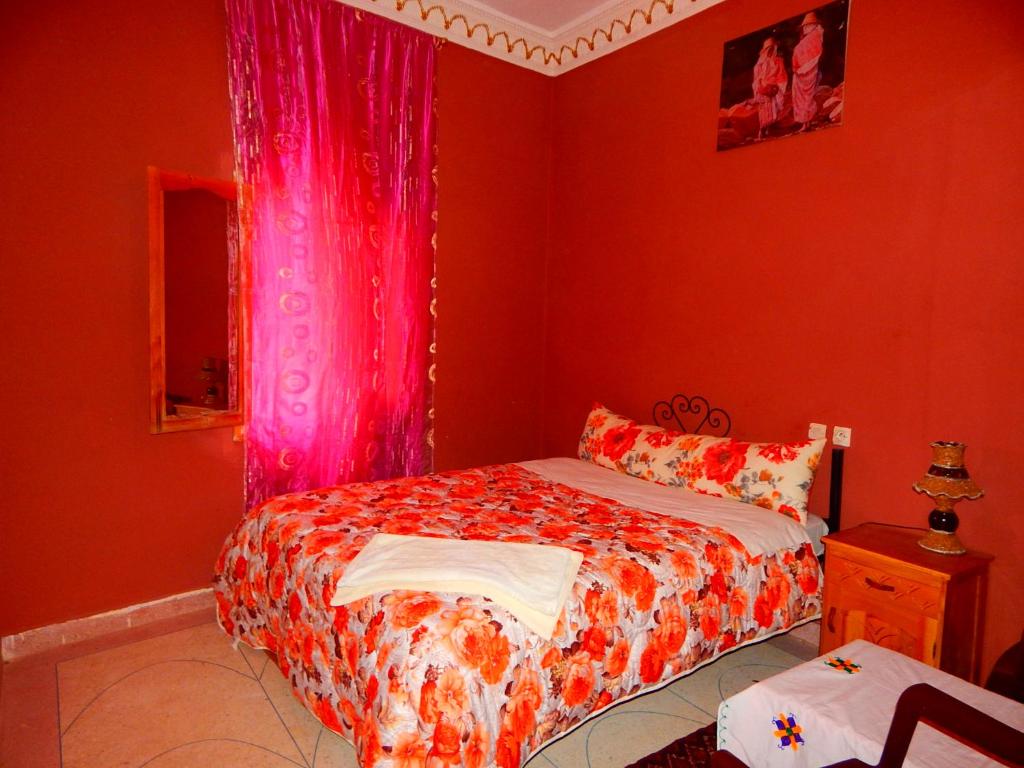 Postel nebo postele na pokoji v ubytování Myhouse Todgha