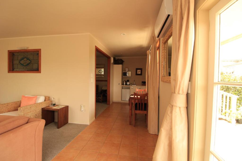 Kuchyň nebo kuchyňský kout v ubytování Waipoua Lodge