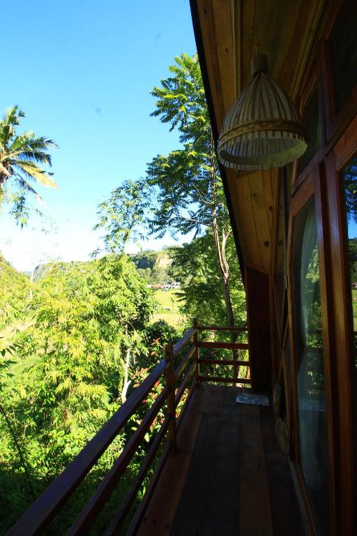 Balkón nebo terasa v ubytování Padi Ecolodge