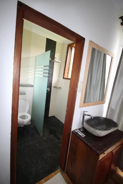 Koupelna v ubytování Padi Ecolodge