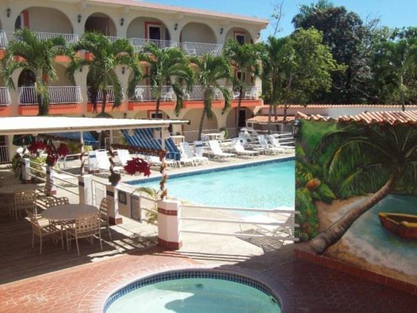 Bazén v ubytování Hotel Perichi's nebo v jeho okolí
