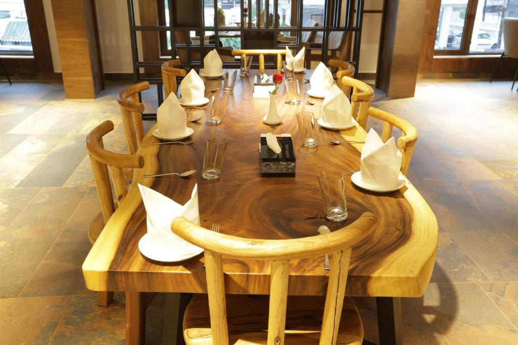 Restaurace v ubytování Hotel Span International