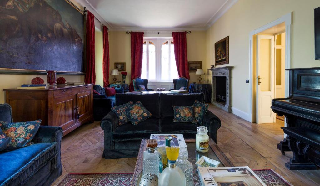Posezení v ubytování Villa Ortensia