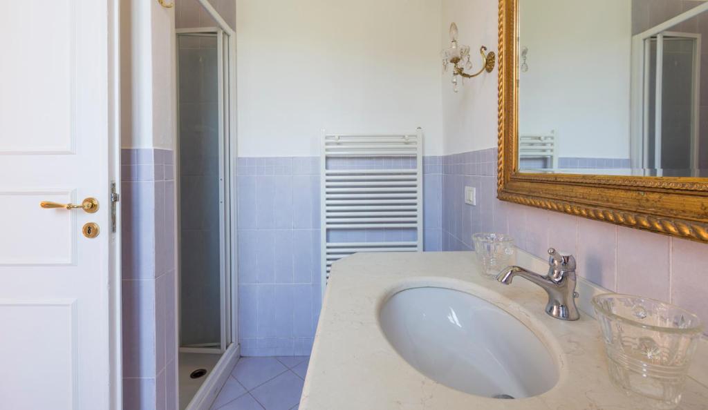 Koupelna v ubytování Villa Ortensia