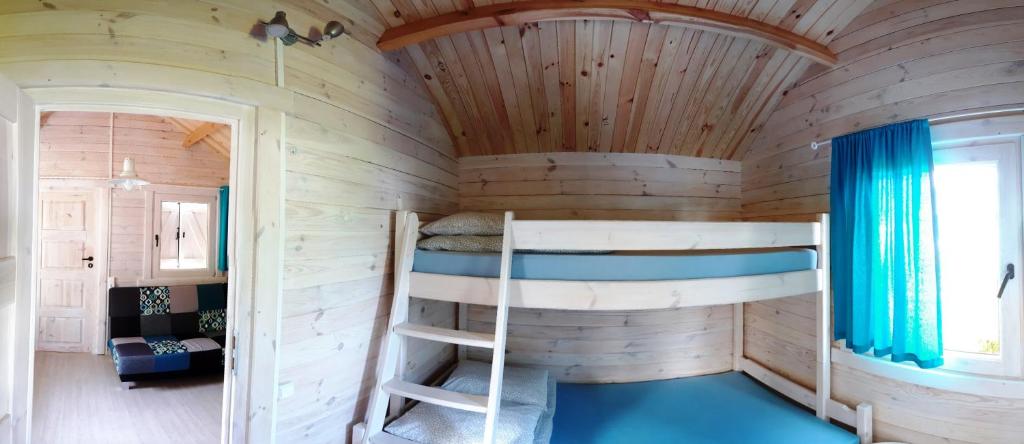 Palanda nebo palandy na pokoji v ubytování Piastogród