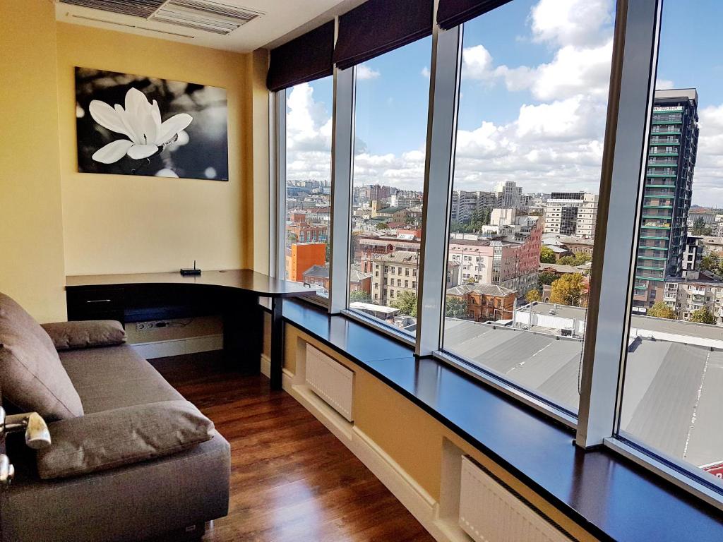 Posezení v ubytování Best Apartments in Most City, River View