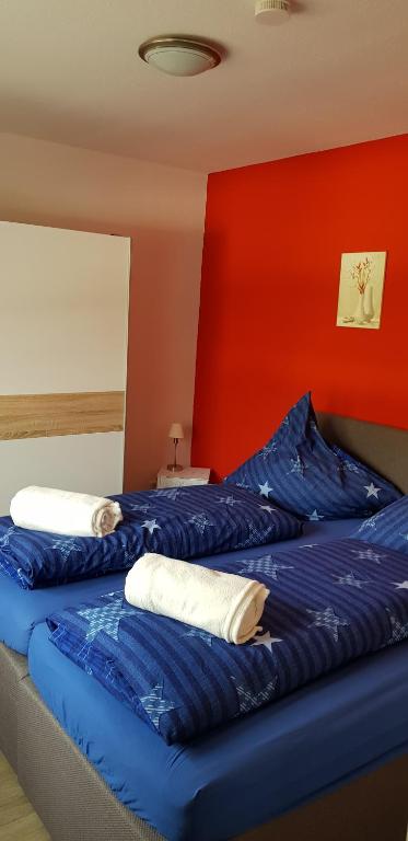 Postel nebo postele na pokoji v ubytování Nicky