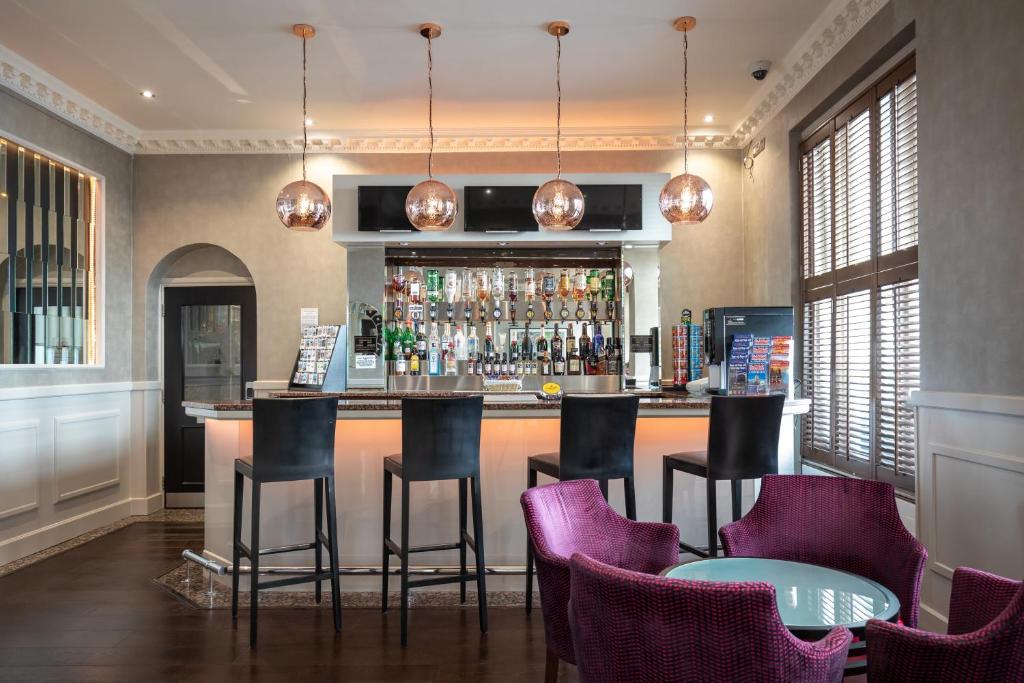 Lounge nebo bar v ubytování Sidney Hotel London-Victoria