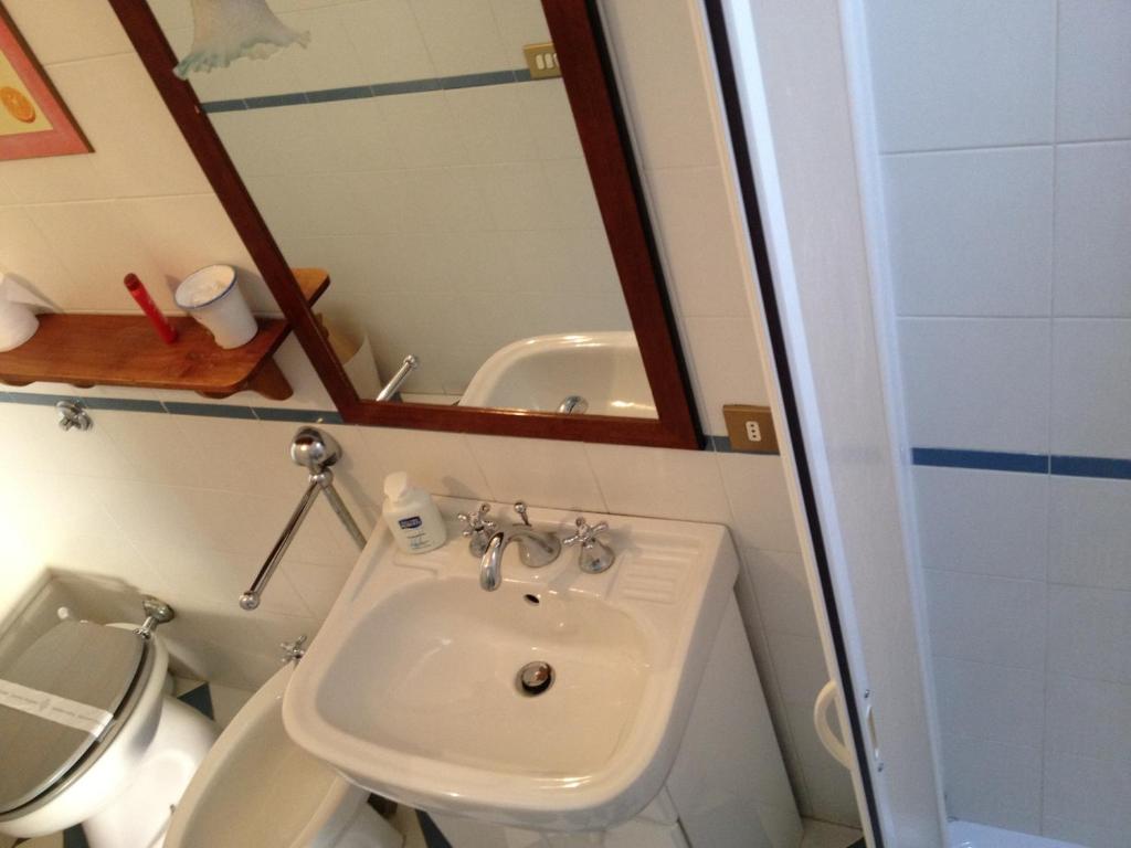 Kúpeľňa v ubytovaní Agriturismo Mustilli