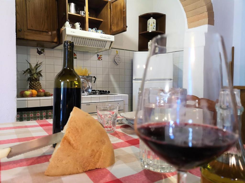 Nápoje v ubytovaní Agriturismo Palazzo Conti - B