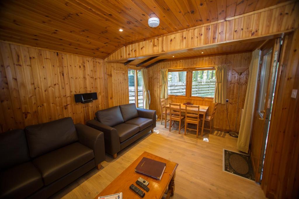 Posezení v ubytování Invercauld Lodges