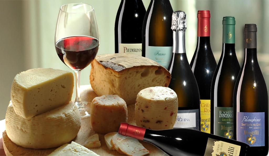 Nápoje v ubytovaní Agriturismo Mustilli