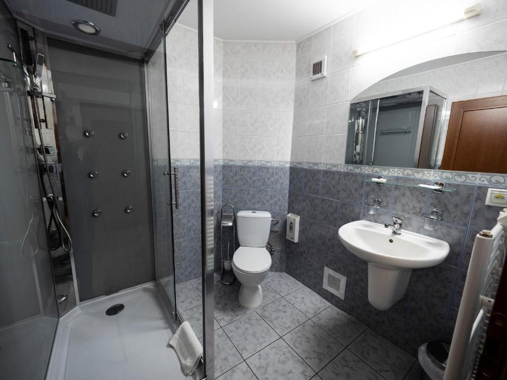 Kúpeľňa v ubytovaní Penzion Almada