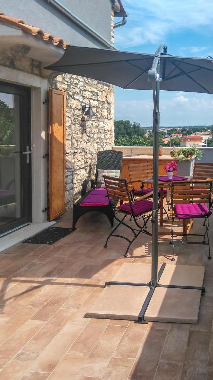 Balkón nebo terasa v ubytování Apartment Li