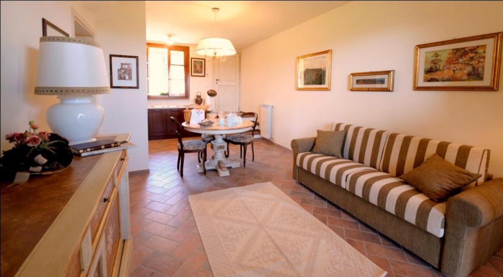 Posezení v ubytování Podere Casalsole