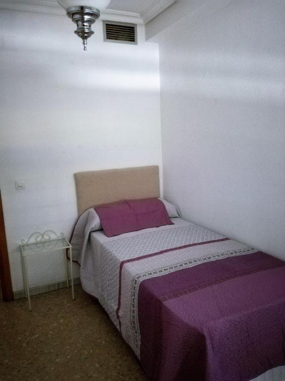 Postel nebo postele na pokoji v ubytování VIVIENDA COMPLETA EN SEVILLA