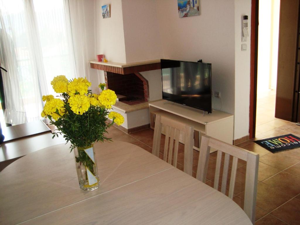TV a/nebo společenská místnost v ubytování Apartment for Family
