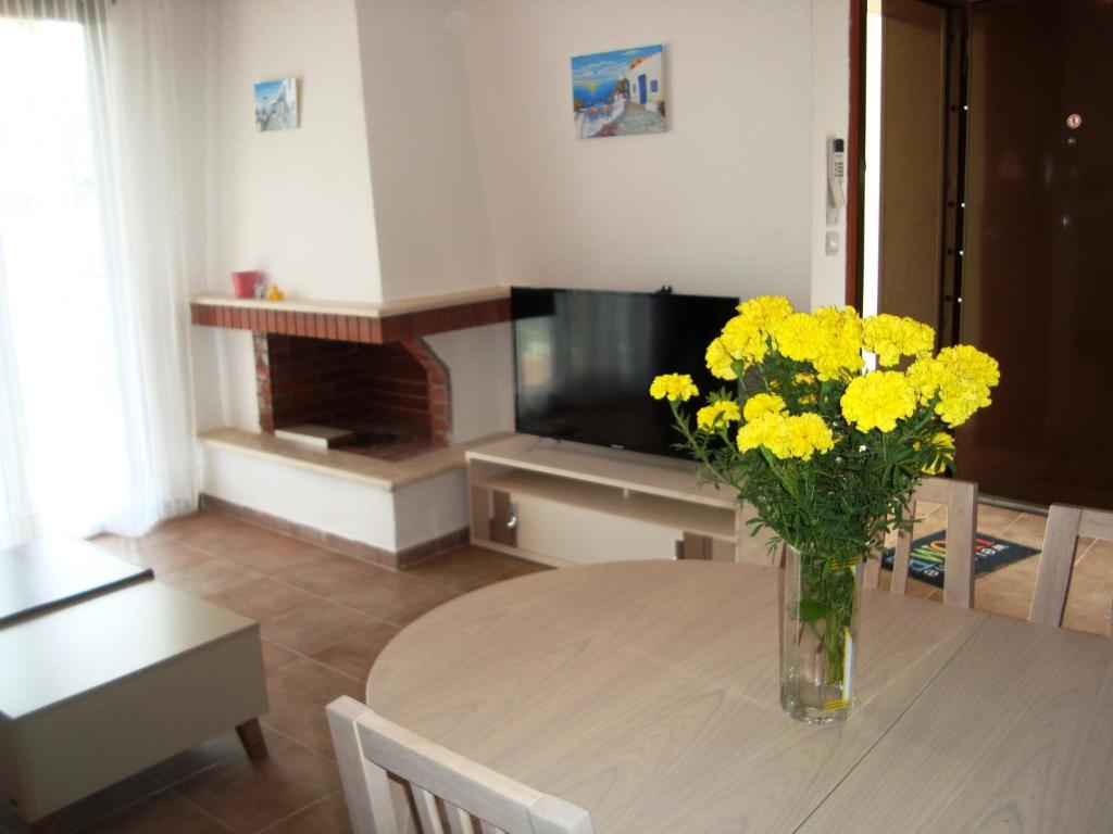 TV a/nebo společenská místnost v ubytování Apartment for Family
