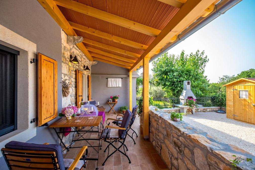 Patio nebo venkovní prostory v ubytování Apartment Li