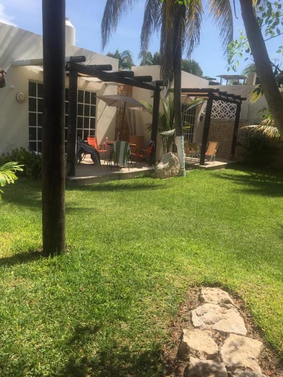 Zahrada ubytování CASA KINICH SISAL