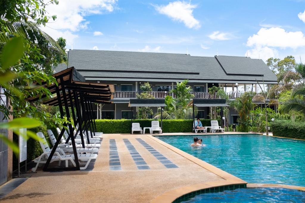 Πισίνα στο ή κοντά στο Oscar Villa Aonang Krabi