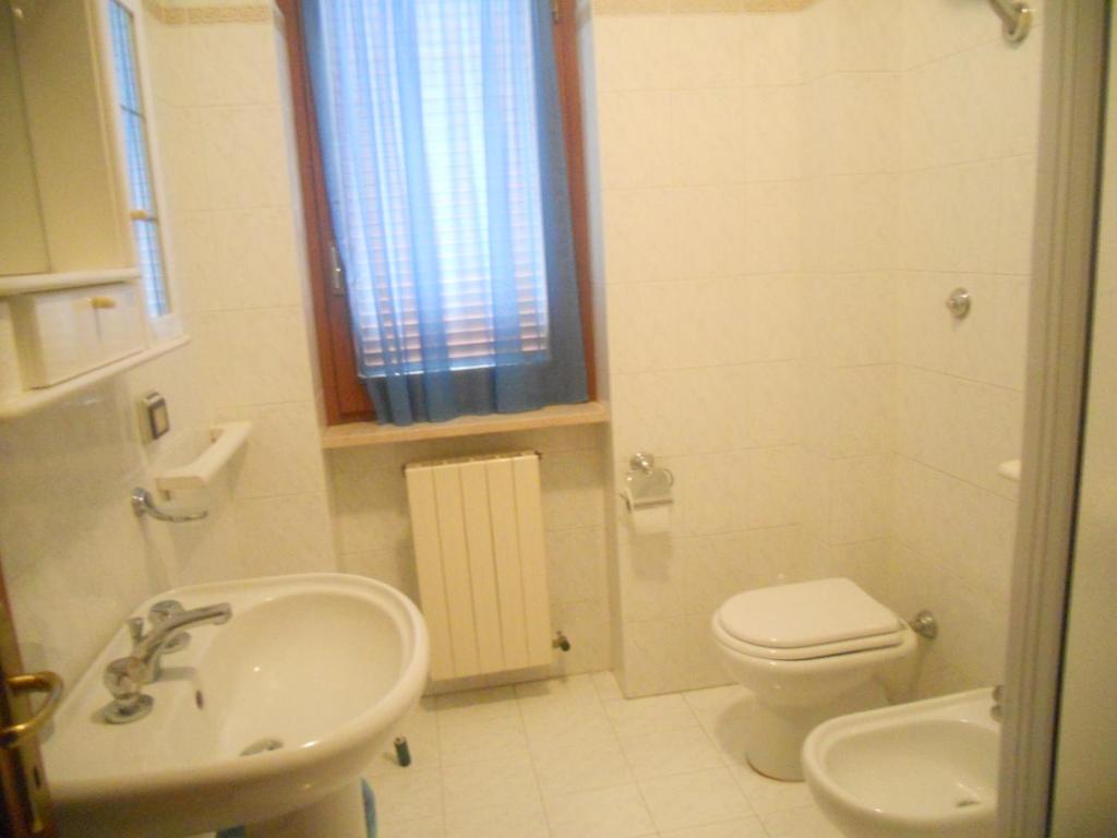 Koupelna v ubytování Hotel Cascia Ristorante