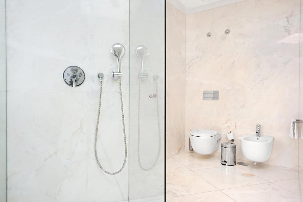 Koupelna v ubytování Hotel dos Zimbros